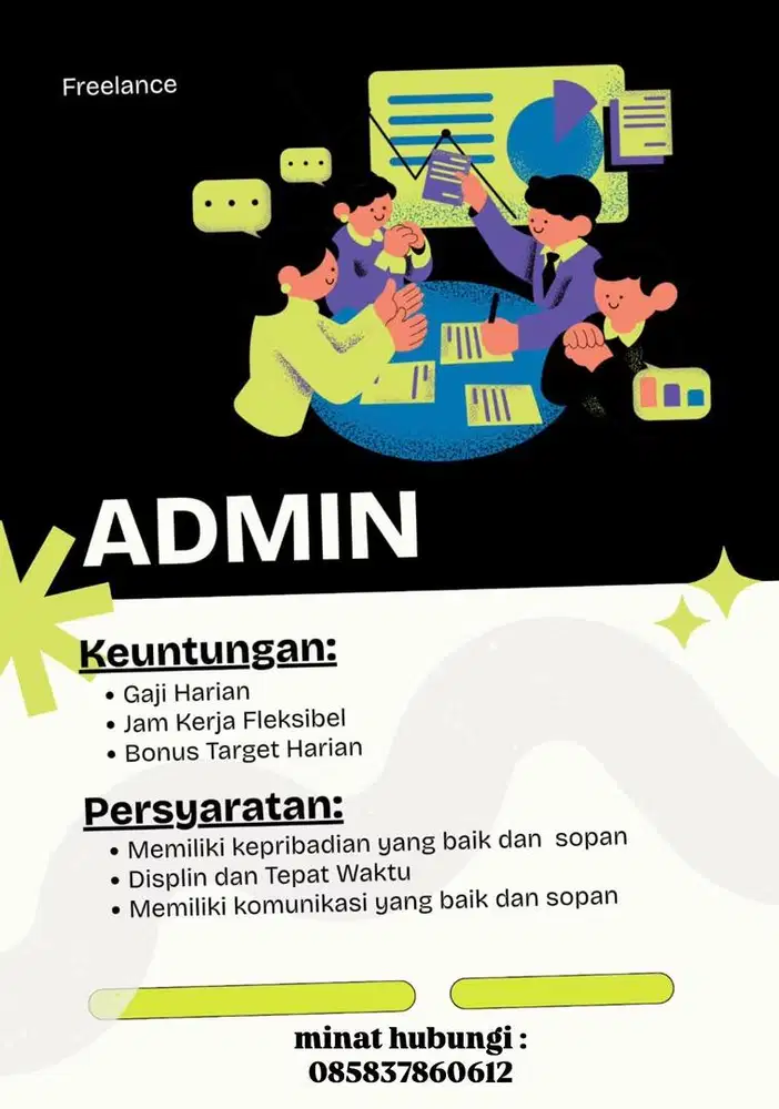 lowongan freelance harian