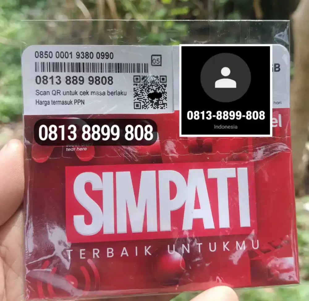 Kartu Perdana Telkomsel Simpati 11 Digit Nomor cantik