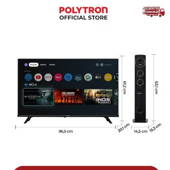 Tv LED 43inch polytron