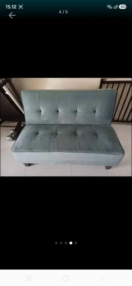 Sofabed second kondisi 98% msh mulus