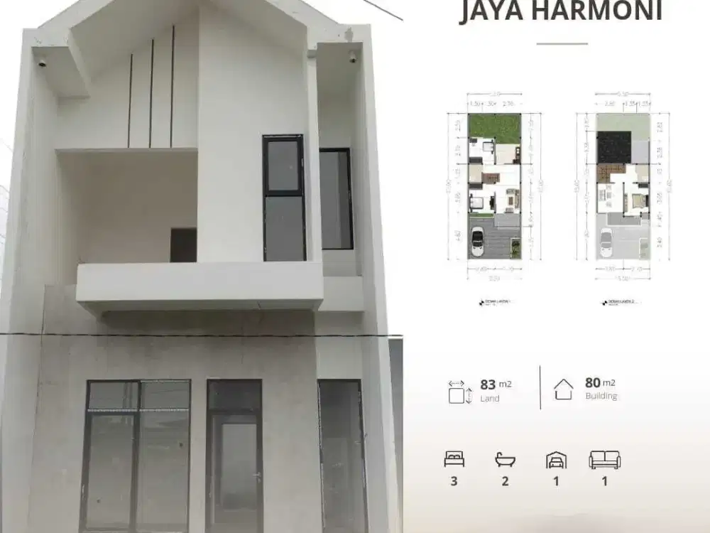 Dijual Rumah Baru 2 Lantai Di Jaya Harmoni Buduran Sidoarjo