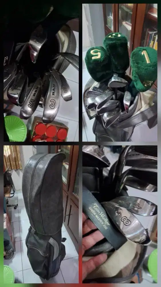 Tom Watson golf club lengkap tas
