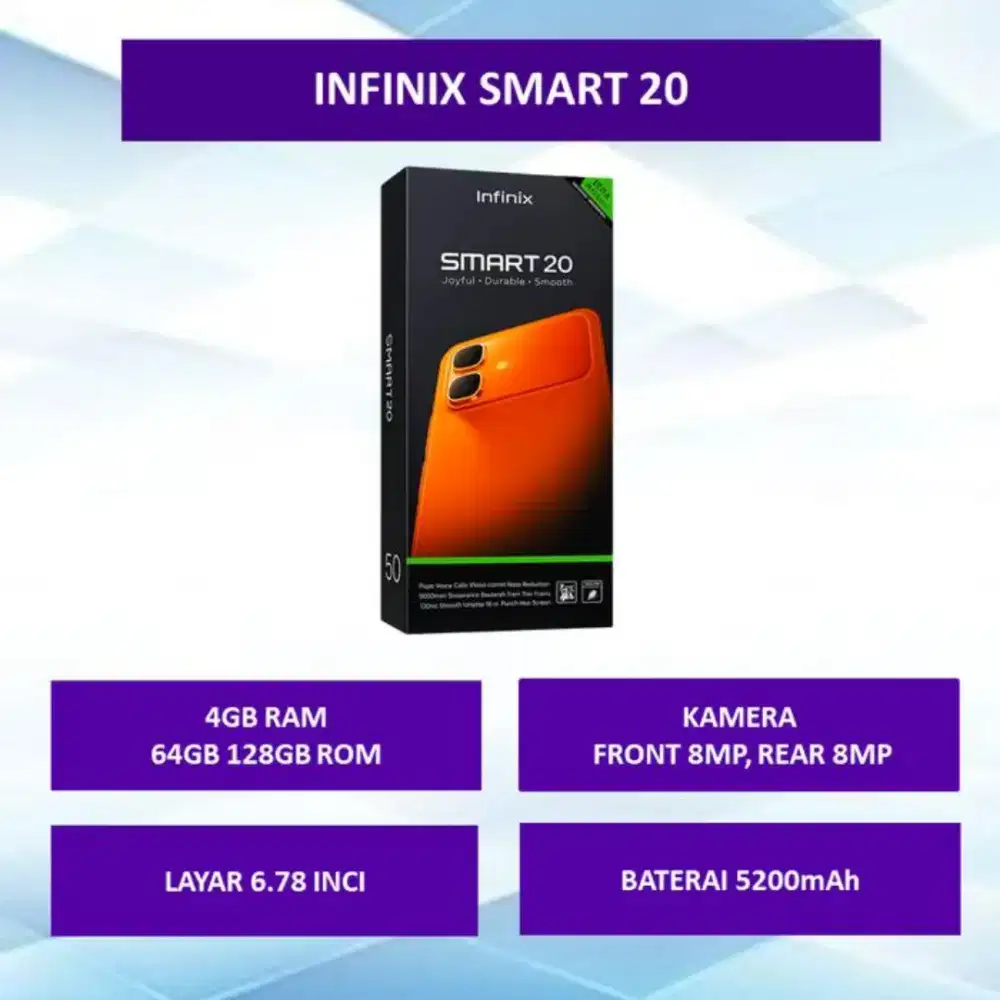 Hp yg cocok buat sehari hari apalagi kalau bukan dari Infinix Smart 20