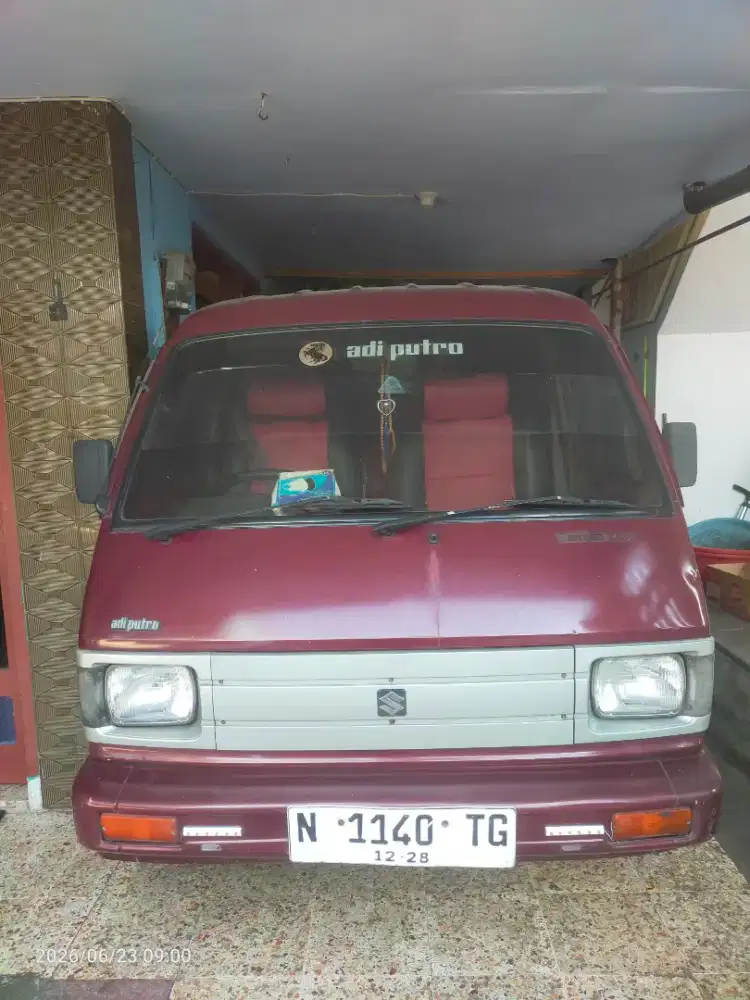 Suzuki carry Adiputro merah maroon 1998 siap pake surat masih panjang