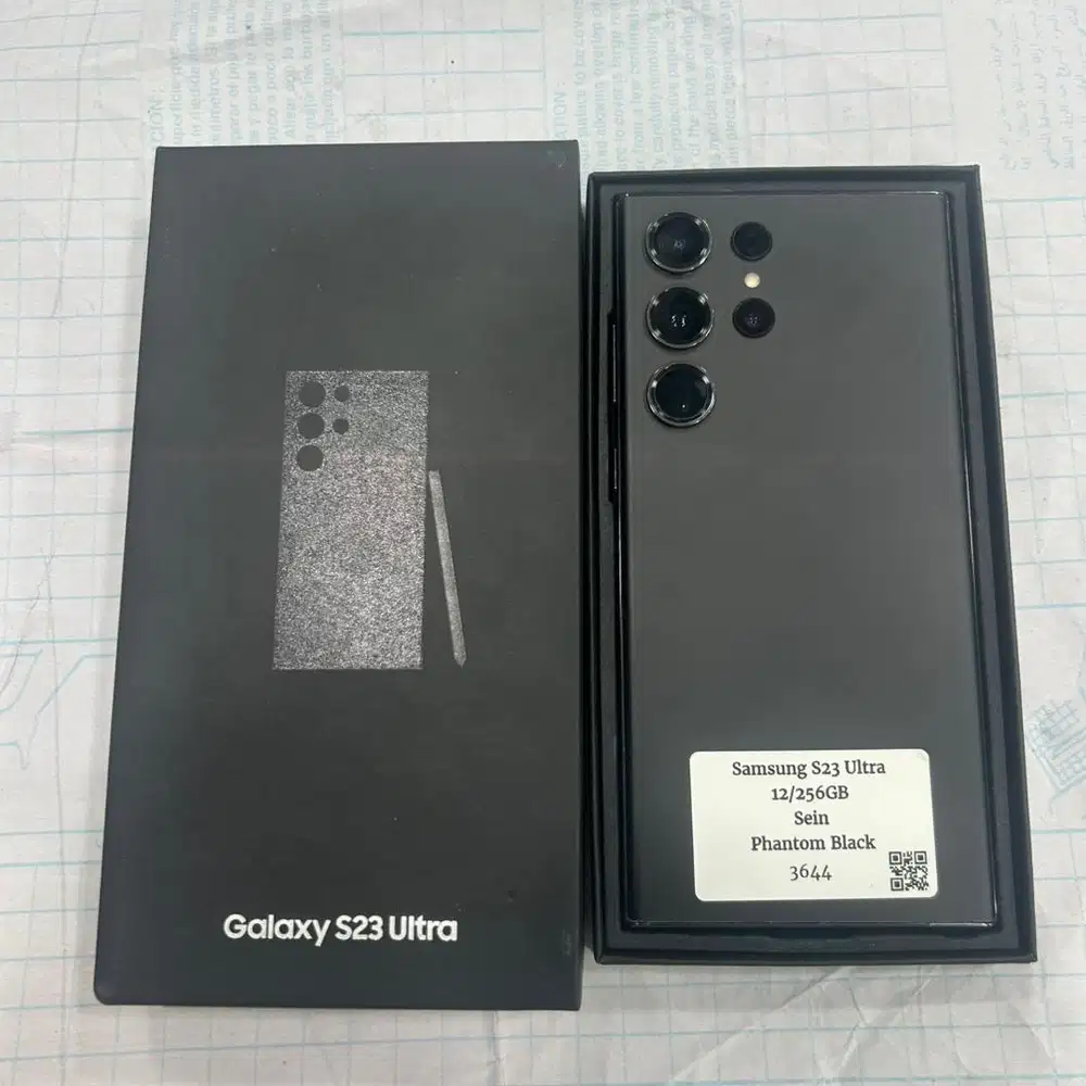 Samsung Galaxy S23 Ultra Ram 12/256Gb Sein Normal Fullset