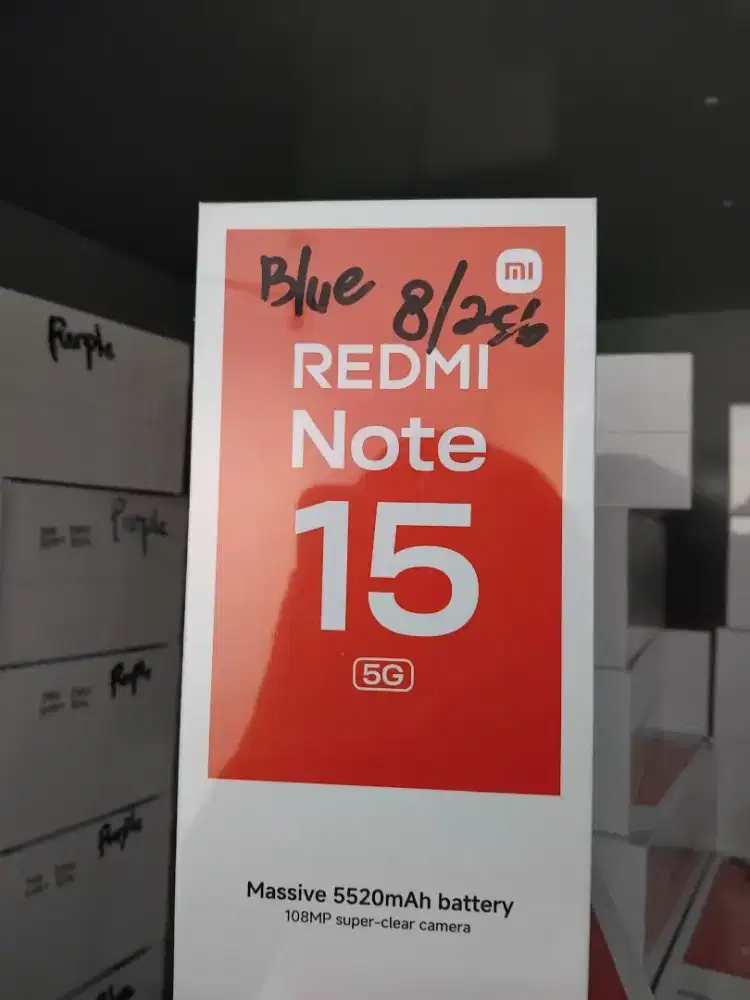 Xiaomi Redmi Note 15 5G 8/256 New Garansi Resmi Promo Bandung