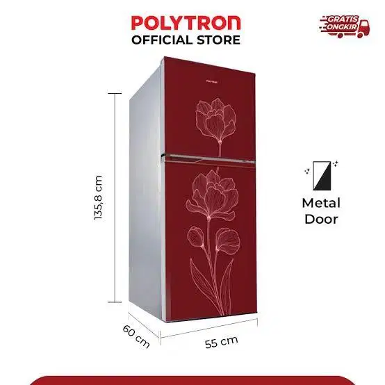 kulkas 2pintu poluytron