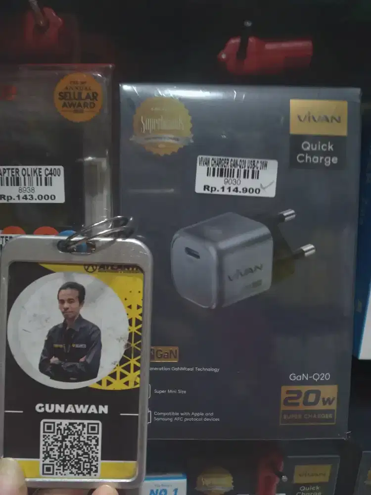 Charger VIVAN GaN-Q20 ATLANTIS DAHSYAT