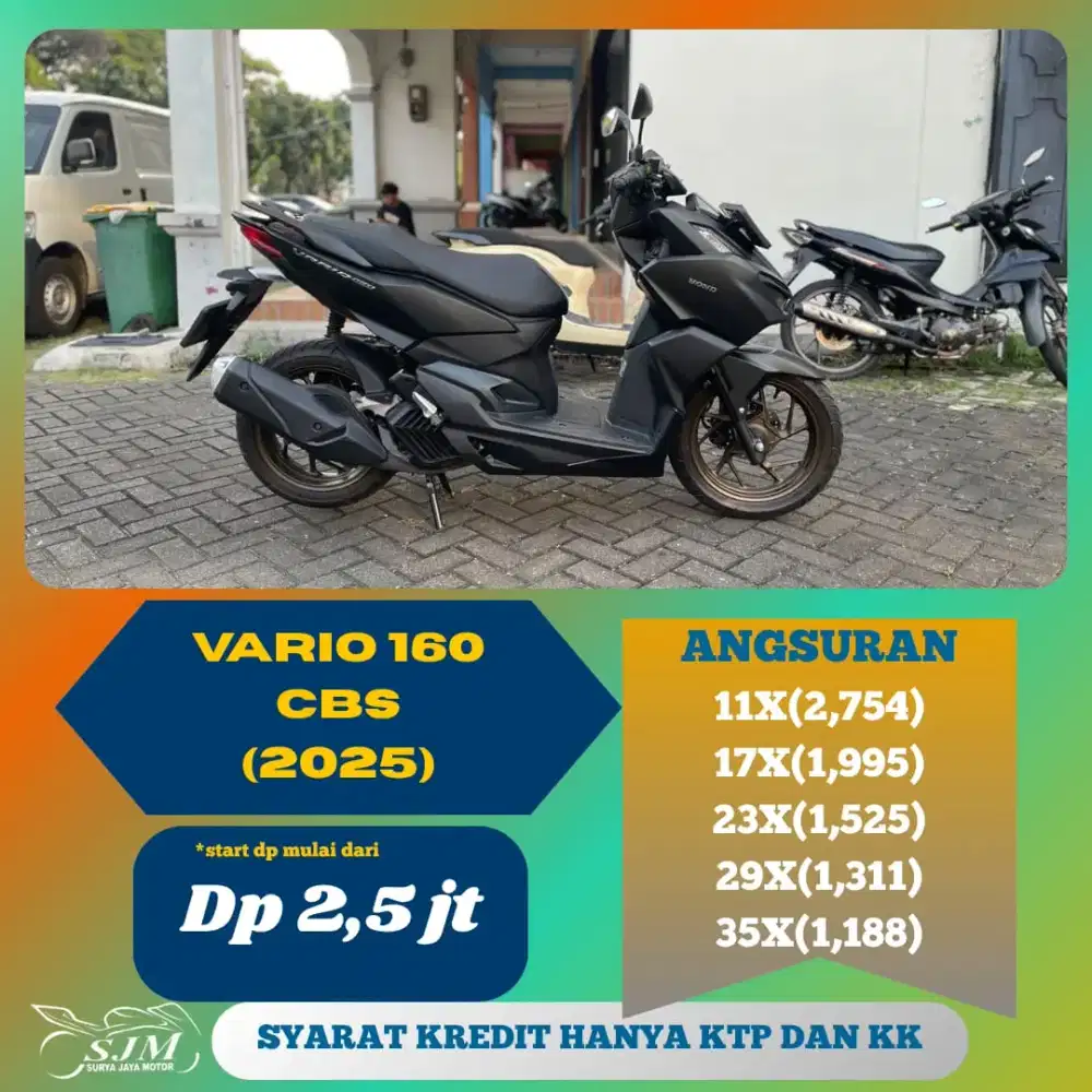 HONDA VARIO 160 CBS 2025 SIAP PAKAI