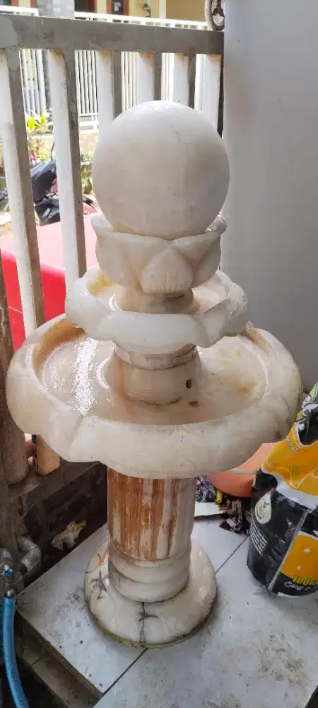 Air mancur marmer asli