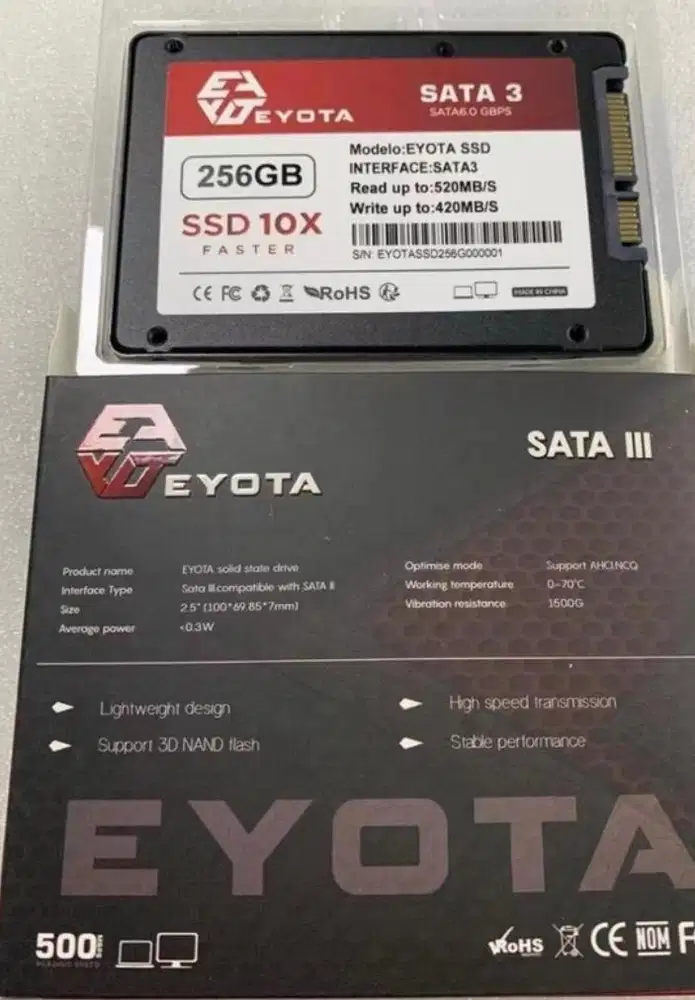 ssd sata 256gb eyota