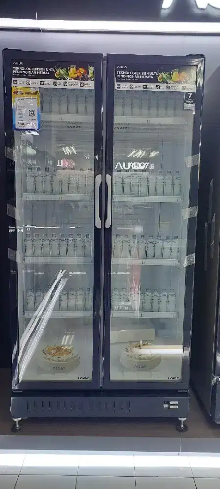 Showcase Aqua 2 Pintu Kredit Tanpa DP Langsung ACC