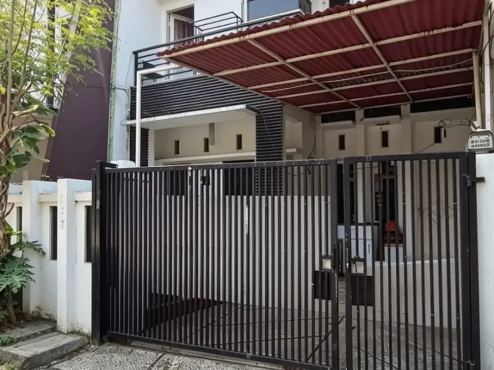 S745 Rumah 2 Lantai Depan Taman Murah Pondok Kelapa Jakarta Timur