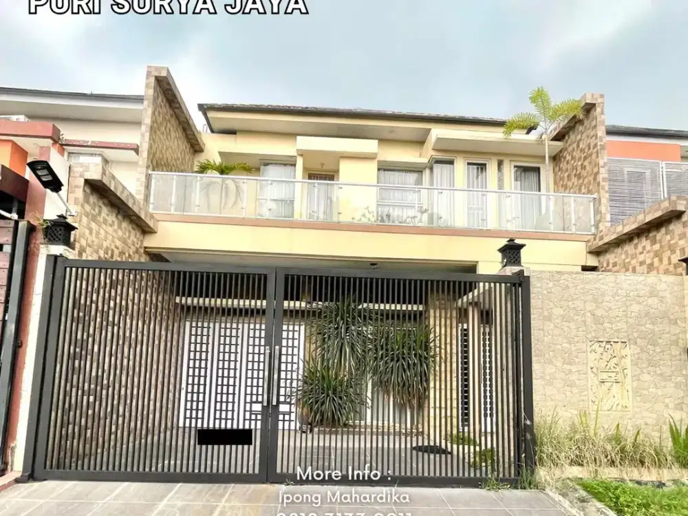 Rumah Hadap Barat dan Timur di Puri Surya Jaya Sidoarjo