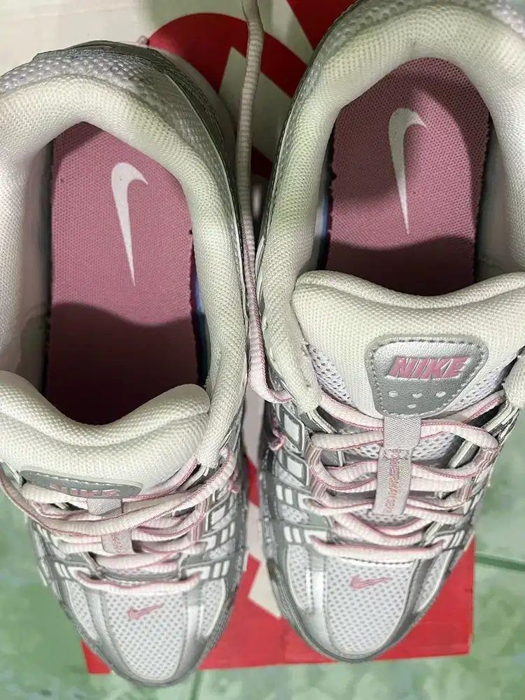 Nike P-6000 White Elemental Pink Metallic Silver