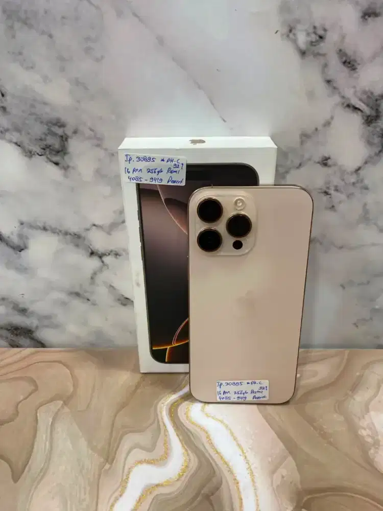 Iphone 16 Promax 256Gb Dessert Resmi IBox