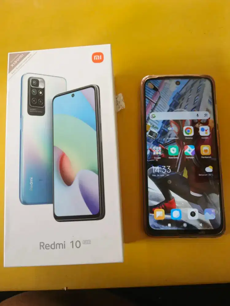 Di jual Xiaomi Redmi 10 2022 6GB/128GB Second
