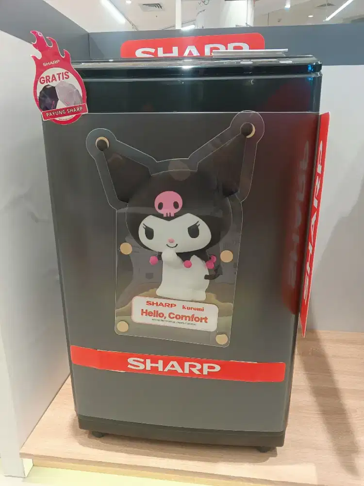PROMO KREDIT Mesin Cuci SHARP 8.5 Kg Inverter KREDIT MODAL KTP NO DP