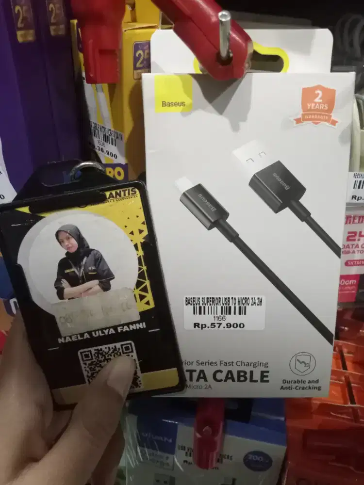 BASEUS SUPERIOR USB TO MICRO 2A 2M| ATLANTIS DAHSYAT