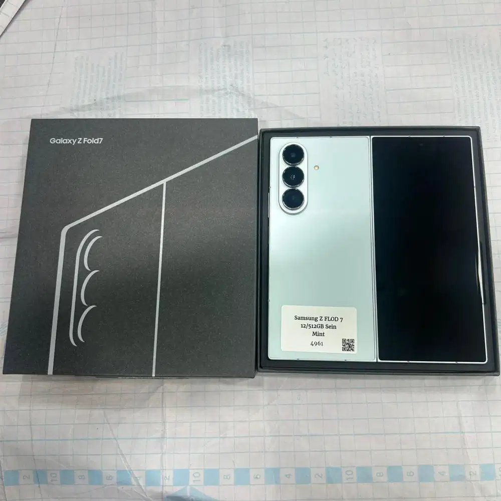 Samsung Galaxy Z Fold 7 Ram 12/512Gb Sein Normal Fullset