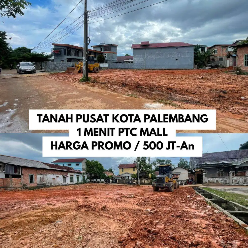 jual cepat tanah promo 1 menit ptc mall palembang