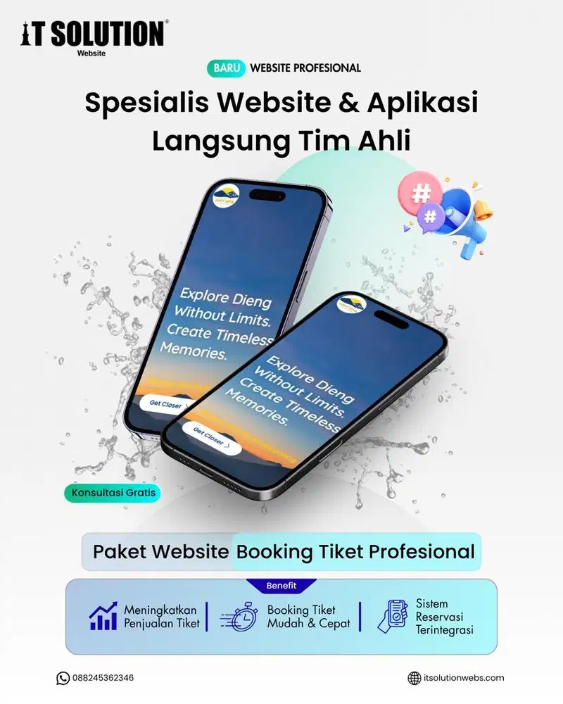Pembuatan Website Booking Hotel dan Villa Profesional
