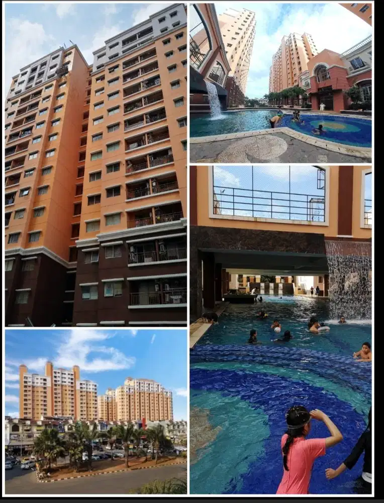 Ready bisa masuk skrg ada 1 AC baru dingin apt city resort lengkap 55m