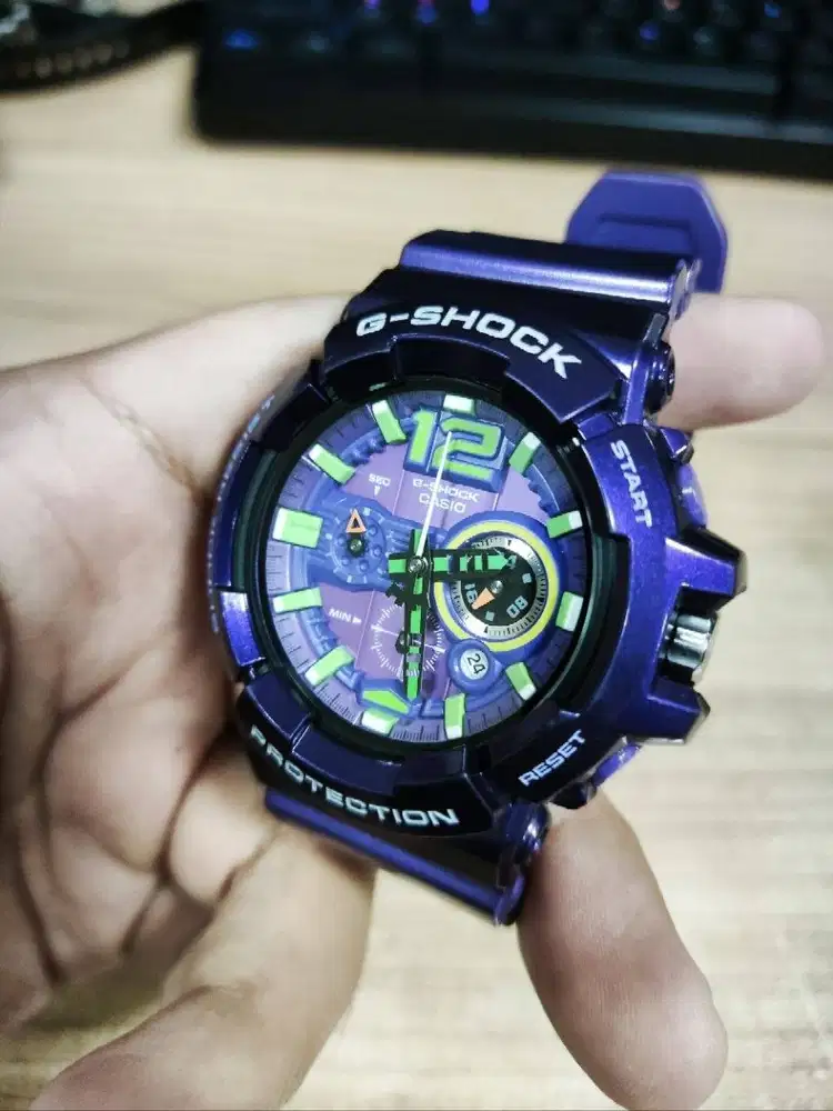 [2ND] Casio G-Shock GAC-110 GAC110 PURPLE SPECIAL - FULL ANALOG