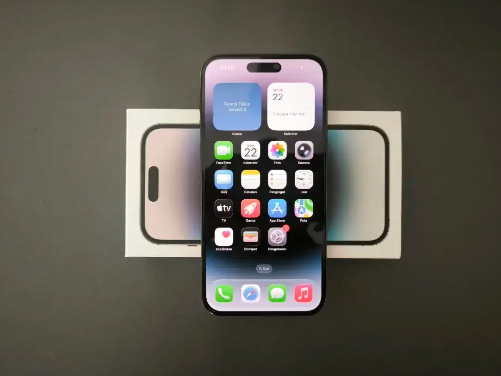 iPhone 14 Pro Max 128GB 128 - Fullset Istimewa, Ex Garansi Inter