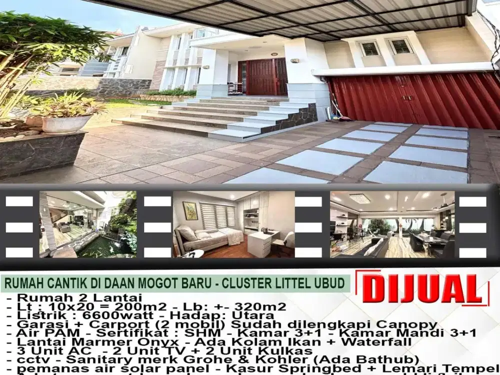 Dijual Rumah Cantik Daan Mogot Baru Rapi Full Furnish Siap Huni, Jakarta Barat