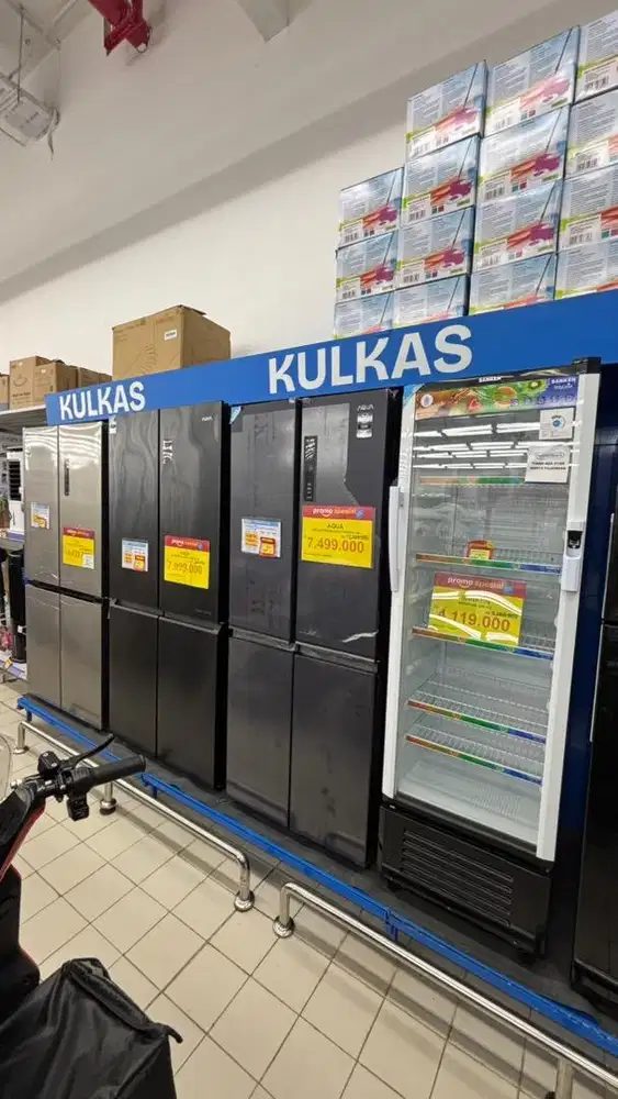PROMO KREDIT KULKAS TANPA DP HOME CREDIT BAYAR BULAN DEPAN PROSES TOKO