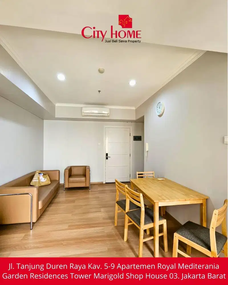 Unit Favorit! Royal Mediterania 2BR + Ruang Multifungsi