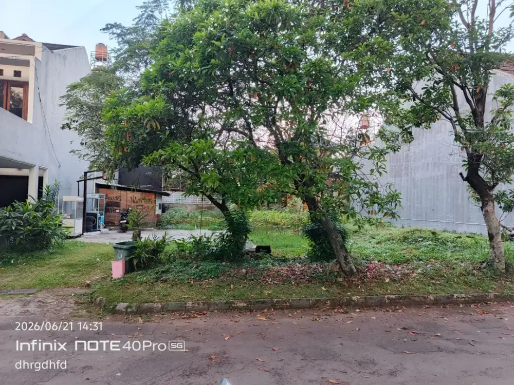 tanah kavling matang dalam komplek buah batu regency bandung dekat tol