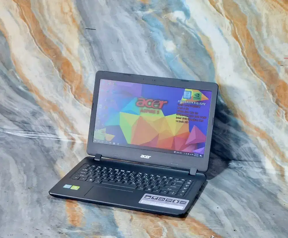 LAPTOP ACER INTEL CORE i5 GEN8 DUAL VGA LAPTOP CODING LAPTOP EDITING