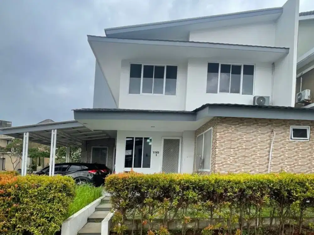 Rumah Rapi Siap Huni Hoek Semi Furnished di Cluster Vienna Modernland