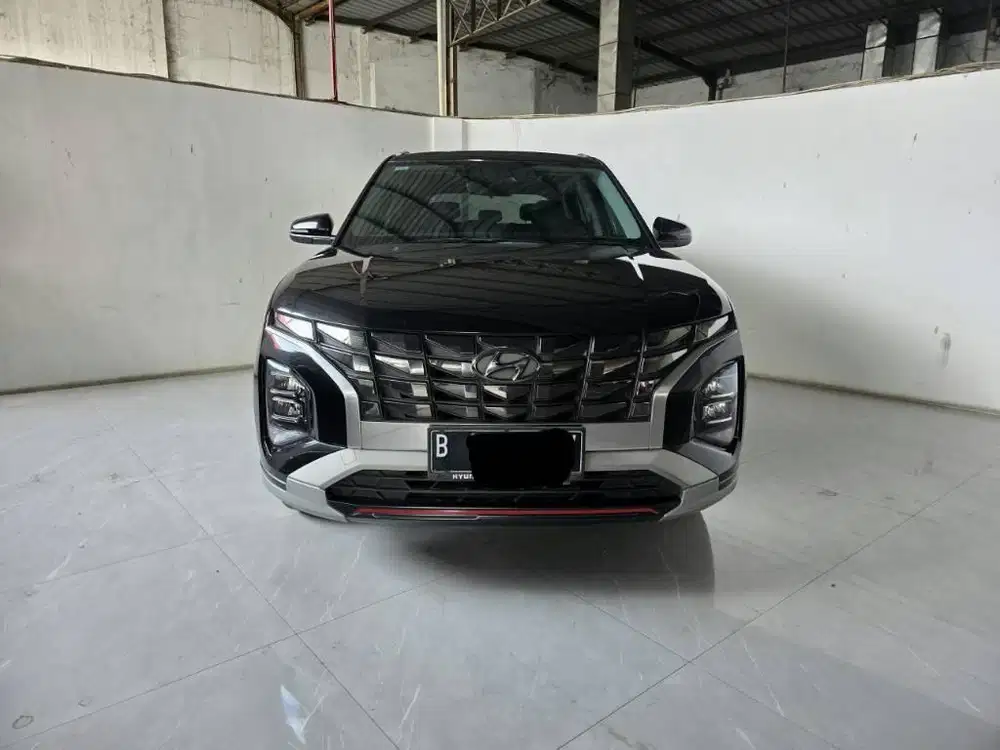 Low km 24rban Hyundai Creta Prime AT ( Matic ) 2022 Hitam Mulus genap