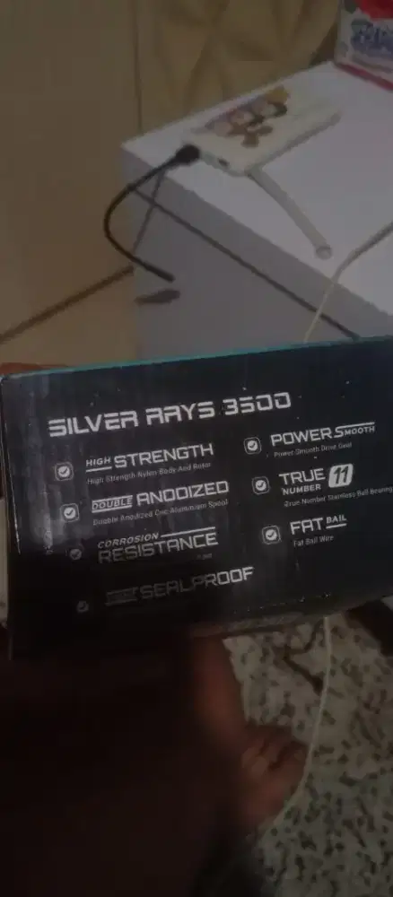 Tridentech Silver Rays 3500 (spinning reel, saltwater resistant).