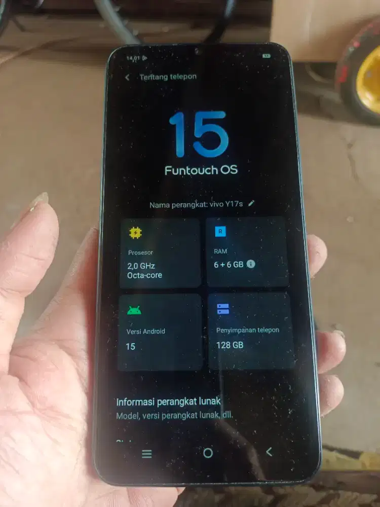 Vivo y17s resmi 6/128