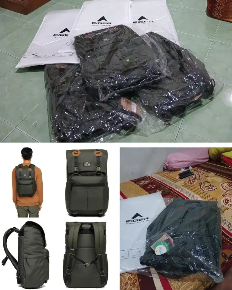 TAS EIGER RANSEL 25liter (BARU,GARANSI,ORIGINAL)