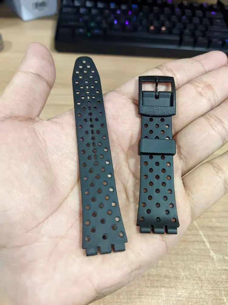 [BARU] STRAP SWATCH 17mm Srubber Sporty Breathable