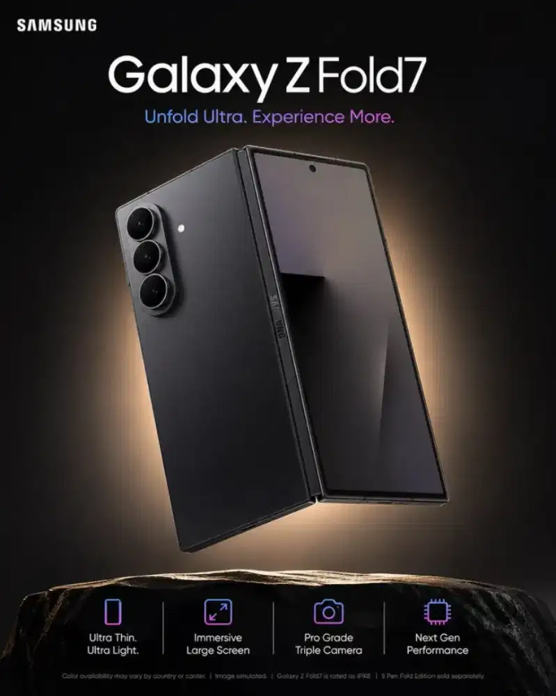 SAMSUNG Z FOLD7 SERIES. KREDIT LEBIH MUDAH,BUNGA 0%. HARGA PASTI MURAH