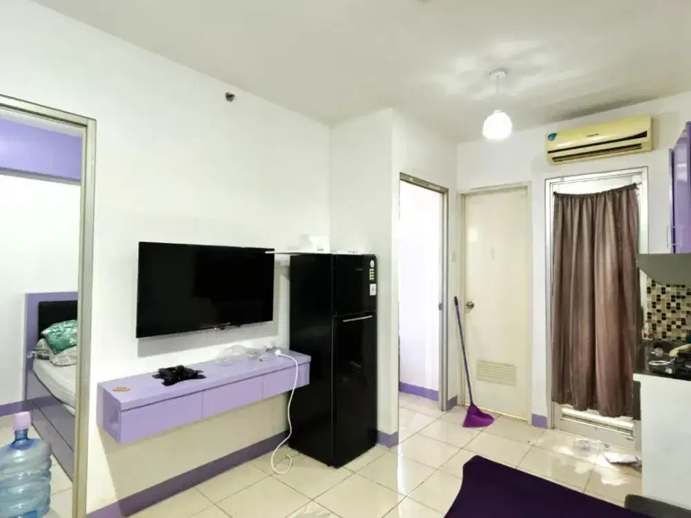 Apartemen Green Bay Pluit 2 BR Fully Furnished Pecinta Ungu Cocok