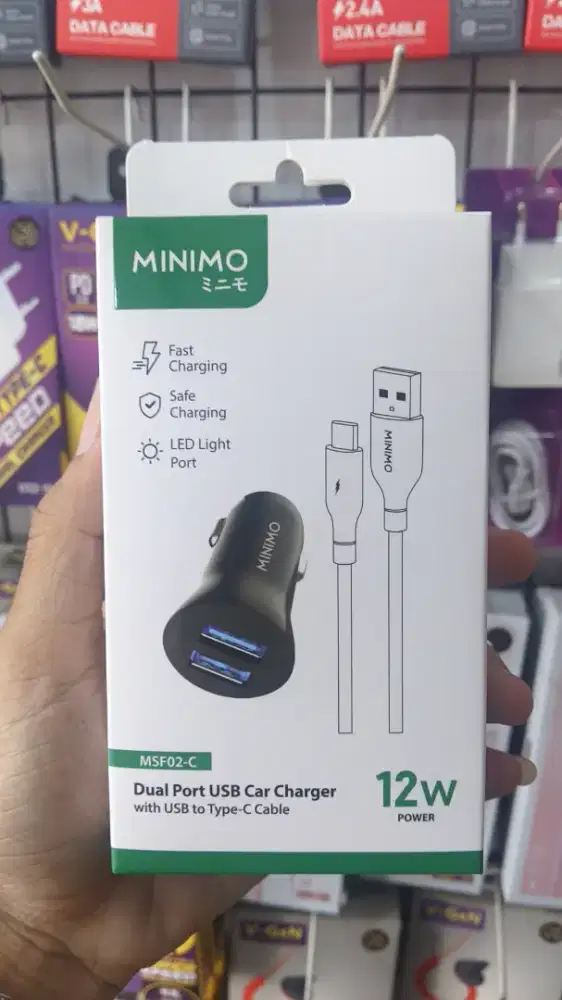 CAR CHARGER MINIMO MSF02-C