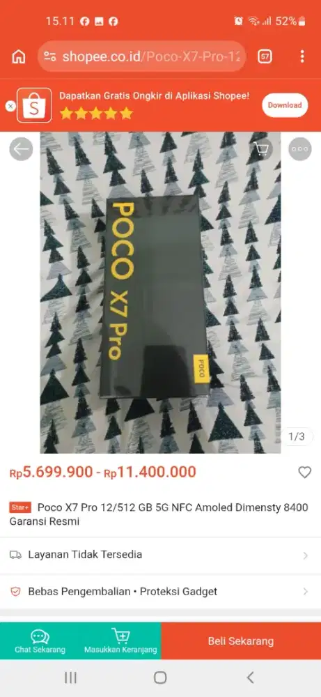 Gaduh hp poco x7 pro 12/512 GB 5G