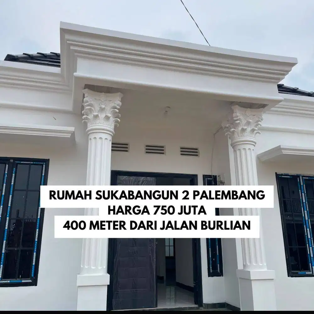 JUAL RUMAH CLUSTER SUKABANGUN 2 PALEMBANG