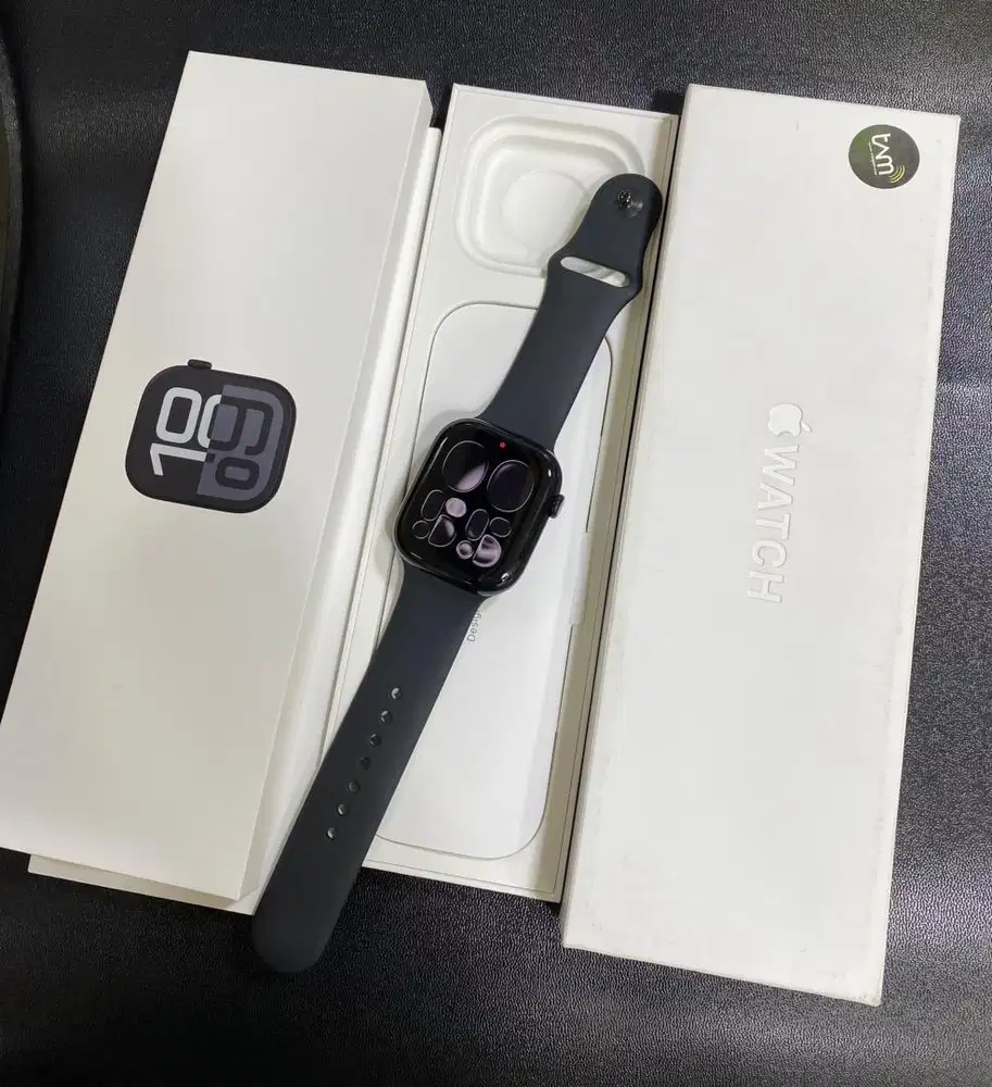 apple watch 10 46mm jet black ibox bekas