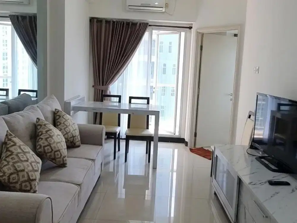 Unit FOR SALE! Apartemen Amor Pakuwon City Lt 8 - Unit Corner, Full Furnished