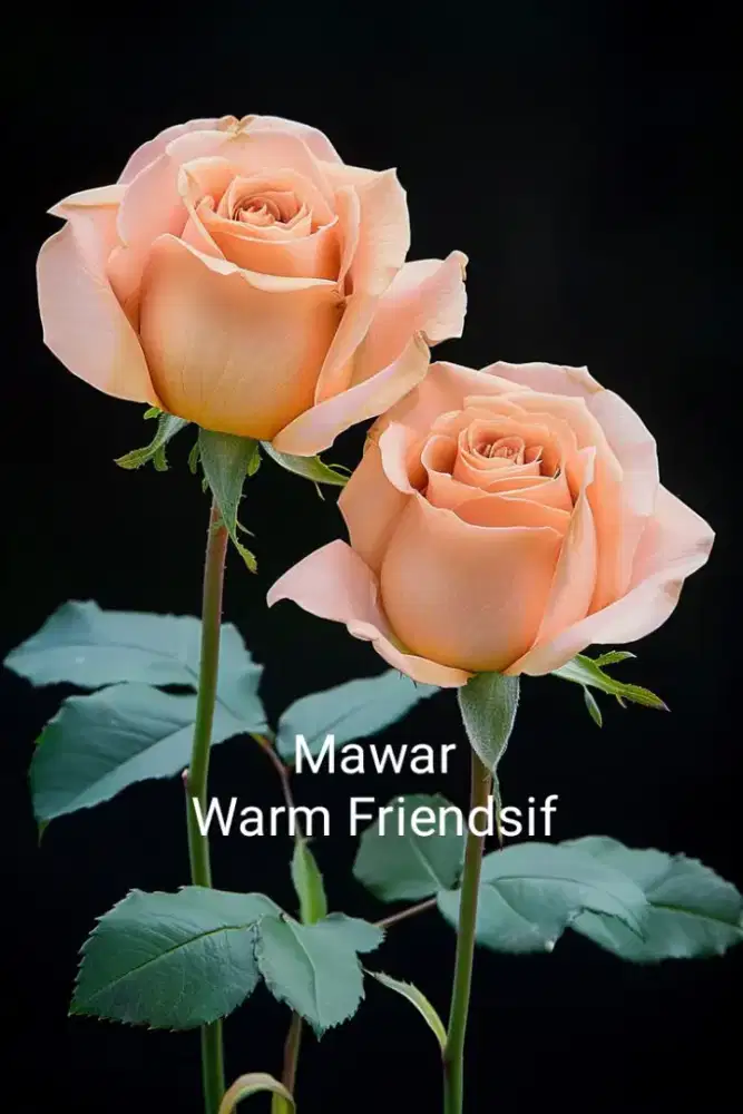 Tanaman hias berduri mawar warm friendsif