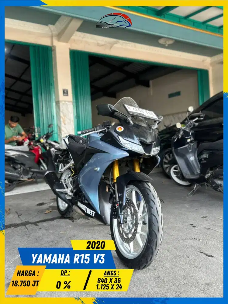 YAMAHA R15 V3 2020 MESIN AMAN POLL MASZEHH HIKMAH MOTOR KEPUH