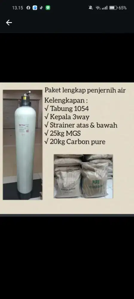Filter air sepaket